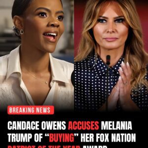 BREAKING: CANDACE OWENS ACCUSES MELANIA TRUMP OF “BUYING” HER PATRIOT OF THE YEAR AWARD — CLAIMS IT WAS RIGGED