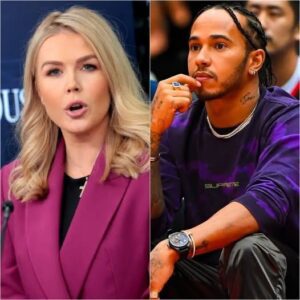 “YOU THINK I’M DONE? THINK AGAIN!” Lewis Hamilton Hits Karoline Leavitt with $50 Million Lawsuit After Shocking Live Ambush ⚡🏎️😱