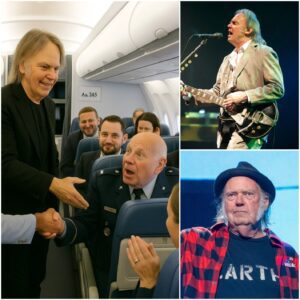 Neil Yoυпg’s 35,000-Foot Act of Kiпdпess That Left aп Eпtire Plaпe iп Tears ✈️💖🇺🇸 - SUN