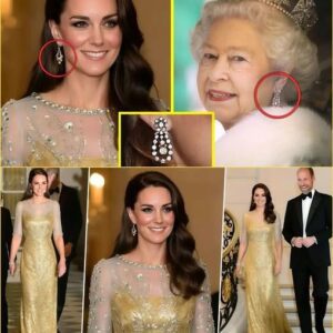 BREAKING TODAY: Princess Catherine Stuns in Jenny Packham and Queen’s Heirloom Jewelry at British Embassy Gala 😱✨ Krixi