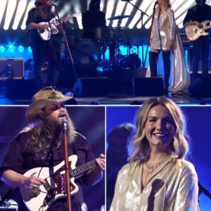 Chris & Morgane Stapleton Crowned the CMA Stage: A Silver-Gown Symphony That Stole Nashville’s Breath lht