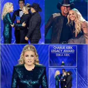 "UNFORGETTABLE NIGHT: Jason Aldean and His Wife Brittany Present the First-Ever ‘Charlie Kirk Legacy Award’ to Erika Kirk in Brookville, New York 🇺🇸🌟