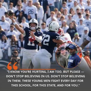 🔥 HEARTFELT MOMENT AT BEAVER STADIUM: Coach James Terry’s Emotional Message After Penn State’s Painful 24–27 Home Loss to Indiana STATE COLLEGE, PA —