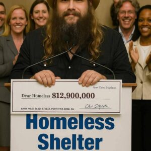 Chris Stapleton’s $12.9 Million Encore: From Arena Roars to Real Homes for the Homeless BON
