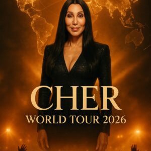 Cher Ignites the Stage Again: “Rebel Revival World Tour 2026” Promises Fire, Freedom, and Fierce Glamour cz