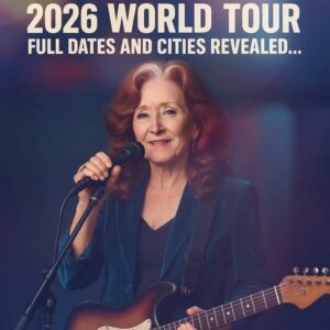 Bonnie Raitt has just unleashed the announcement fans have been waiting for: Her explosive 2026 World Tour -a global phenomenon set to redefine the very meaning of live music.🔥Krixi