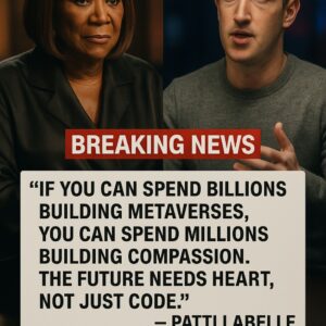 🌟 PATTI LABELLE GOES NUCLEAR ON BILLIONAIRES: Torches Zuckerberg & Elite Greed LIVE to Their Faces A1