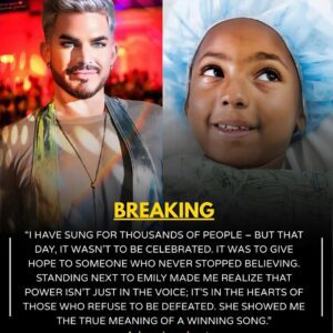 Whispers from the Ward: The Viral Tale of Adam Lambert's Hospital Heart-to-Heart with a Young Fan – Fact or Feel-Good Fiction? BON
