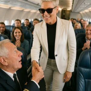 Wings of Wonder: The Viral Tale of P!nk's Mid-Flight Seat Swap with a Veteran – A Sky-High Hoax or Heartfelt Harmony? nh
