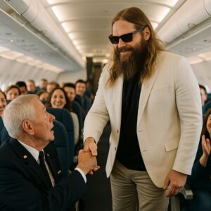 Skyward Salute or Social Mirage? Chris Stapleton's Alleged Mid-Flight Veteran Swap Soars as Feel-Good Fiction nh