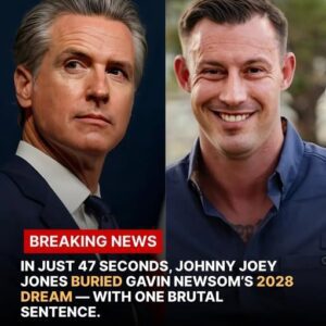 JONES BURIES NEWSOM’S 2028 DREAM IN 47 SECONDS: “California’s Poster Boy Couldn’t Run a Lemonade Stand Without Burning It Down” -db