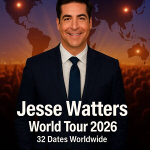 BREAKING NEWS: Jesse Watters Announces 2026 Global Speaking Tour — 35 Dates Across North America, Europe, and Australia...