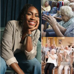 BREAKING NEWS: Tennis star Coco Gauff touched the hearts of millions of fans when she unexpectedly appeared at a small nursing home in Florida, donating brand-new TVs and warmly embracing the lonely elderly residents
