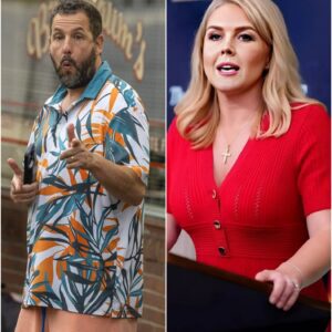 🔴 “SIT DOWN AND SHUT UP” — Karoline Leavitt’s Tweet Criticizing Adam Sandler Backfires Spectacularly After He Reads It Word for Word on Live TV, Leaving the Studio in Total Silence