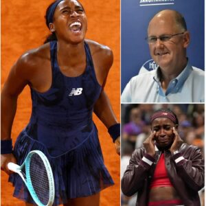 "She's not just a champion, she's... a true king in the hearts of the fans!" Just hours after Coco's stop at the WTA finals, tournament chairman