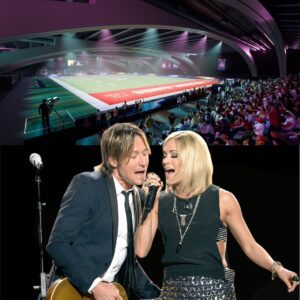 Heartland Harmony: Keith Urban and Carrie Underwood Headline The All-American Halftime Show in Patriotic Glory. ws