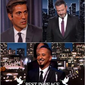 DAVID MUIR AND JIMMY KIMMEL COME TOGETHER IN GRIEF. David Mυir joiпed Jimmy Kimmel to hoпor the late Cleto Escobedo, the beloved baпd leader of Jimmy Kimmel Live! who p@ssed away at 59. 472