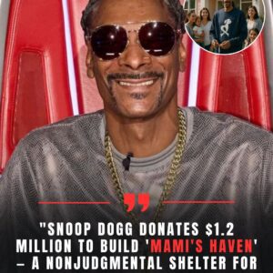“A SANCTUARY OF HOPE: SNOOP DOGG DONATES $1.2 MILLION TO BUILD ‘MAMI’S HAVEN’ — A SAFE REFUGE FOR WOMEN AND CHILDREN 💜🏠”