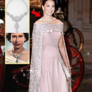 👑 STUNNING ROYAL GLAM! Princess Catherine Mesmerizes in Glittering McQueen Gown & Legendary Diamond Necklace Inherited from the Late Queen 😱✨. Thỏ nè