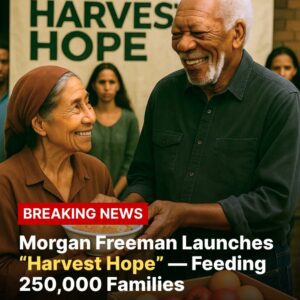 Heartwarming: Morgan Freeman Launches “Harvest Hope” — Feeding 250,000 Families Across America - ws