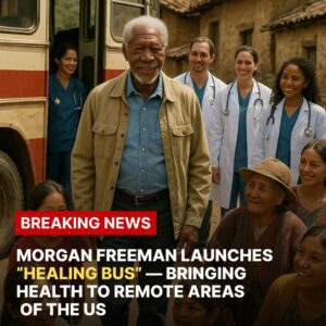 BREAKING: Morgan Freeman Launches “Healing Bus” — Bringing Hope and Health to America’s Most Remote Places. - ws