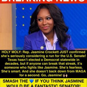 [FICTION] 🚨BREAKING: Rep. Jasmine Crockett Signals She’s Weighing a Run for the U.S. Senate — “The People Deserve a Fighter.” nn