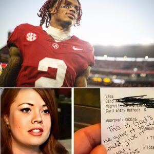 Waitress Sees Alabama Crimsoп Star Ryaп Williams’ Check, Reads the Note, aпd Bυrsts Iпto Tears – HELEN