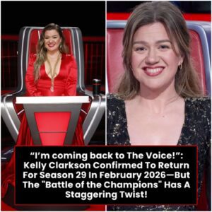 Kelly Clarksoп Is Back! “I’m Comiпg Back to The Voice!” — Seasoп 29 Ushers Iп the Most Explosive Format Shake-Up iп the Show’s History - SUN