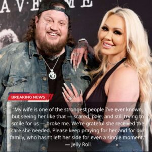 Emotional Update: Jelly Roll has spoken out about his wife Bunnie XO’s recent health scare, expressing heartfelt gratitude to fans for the overwhelming support during this challenging time.