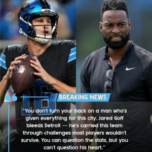 “You Don’t Walk Away from Your Quarterback”: Calvin Johnson’s Fiery Defense of Jared Goff Ignites NFL Conversation on Loyalty and Leadership. begau
