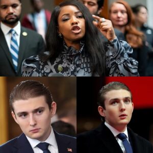🧠 BREAKING: Barron Trump CHALLENGES Jasmine Crockett to an IQ TEST — 36 Seconds Later, She UNSEALED a Letter That Left Him Speechless nn