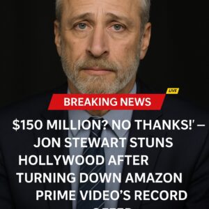 “$150 MILLION? NO THANKS!” — JON STEWART STUNS HOLLYWOOD AFTER TURNING DOWN AMAZON PRIME VIDEO’S RECORD OFFER⚡Kxiri