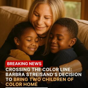 Crossing the Color Line: The Touching Story of Barbra Streisand and the Profound Decision to Bring Two Children of Color Home—Love, Acceptance, and the Belief That Every Child Deserves a Place to Belong. - ws