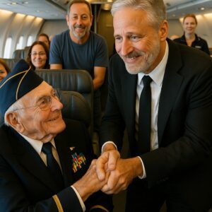 BREAKING NEWS: At 35,000 feet above the nation he’s inspired for decades, Jon Stewart turned an ordinary flight into a moment no one on board will ever forget. Krixi