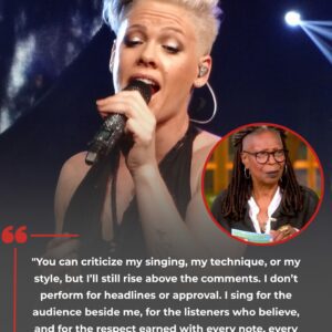 P!nk’s Viewpoint Vortex: When “She’s Just a Singer” Ignited a Firestorm of Artistry and Authenticity nh