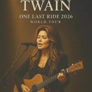🎤 SHANIA TWAIN ANNOUNCES 2026 “ONE LAST RIDE” TOUR — A FINAL, GLITTERING FAREWELL FROM THE QUEEN OF COUNTRY-POP nabeo
