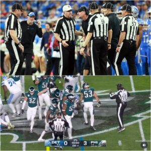 BREAKING NEWS: NFL Suspends Officiating Crew After Detroit Lions’ Controversial 9–16 Loss to the Eagles — Dan Campbell’s Ten-Word Warning Ignites Firestorm Across America. ws