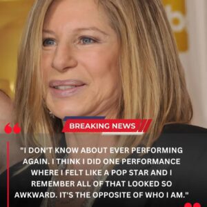 Barbra Streisand Opens Up: “I’m Not Sure I’ll Ever Return to Big Stages Again” — The Icon Reflects on Fame, Vulnerability, and the Beauty of Simplicity. begau