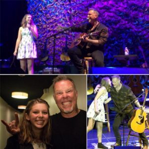 Metallica frontman James Hetfield stunned fans at the annual Acoustic-4-A-Cure event when he set aside the heavy riffs for something far more tender. ws