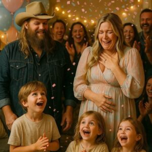 Chris Stapleton and Morgane Welcome Baby Number Six: A Tender Gender Reveal Filled with Love and Tears nh