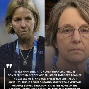 Sheila Ford Hamp's Fiery Stand: Lions Owner Permanently Bans Fan for "Un-American" Slur Against Military Veteran in Eagles Clash. ws