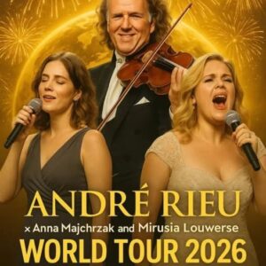 BREAKING: André Rieu, Anna Majchrzak, and Mirusia Louwerse have announced a spectacular joint world tour in 2026, a breathtaking revival that breathes new life into the timeless spirit of classical music.