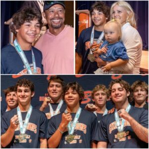 PRIDE AND LEGACY: TIGER WOODS BEAMS AS SON CHARLIE RECEIVES HIS STATE GOLF CHAMPIONSHIP RING — A MOMENT THAT BROUGHT FANS TO TEARS - SUN
