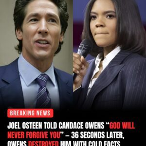 Joel Osteen Told Candace Owens “God Will NEVER Forgive You” — 36 Seconds Later, Owens DESTROYED Him
