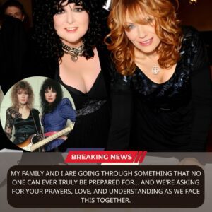 The entire world seemed to stop as Ann & Nancy Wilson and their family stepped forward with an emotional announcement that left fans in tears - voGDs1tg