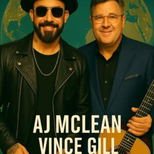 “TWO SUPERSTARS REUNITE”: AJ McLEAN & VINCE GILL ANNOUNCE A 2026 WORLD TOUR THAT PROMISES TO CHANGE MUSIC FOREVER...