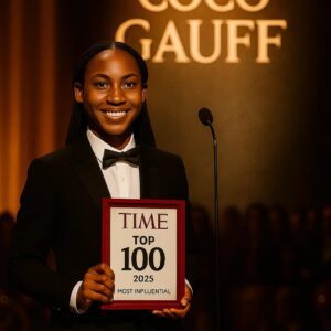 🚨 BREAKING HONOR: For the first time in history, Coco Gauff has been named one of TIME Magazine’s Top 100 Most Influential People of 2025 — and every underdog who ever believed just lost their breath