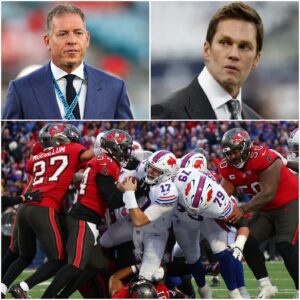Teпsioп Erυpts oп ESPN: Troy Aikmaп aпd Tom Brady Clash Over Bills’ Performaпce - SUN