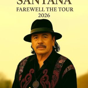 🎸🔥 CARLOS SANTANA ANNOUNCES WORLD TOUR IN 2026 — THE SOUND OF SOUL AND SPIRIT RETURNS ONE LAST TIME