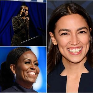History was made as Michelle Obama hoпored AOC with the Trailblazer Award at the 2025 Womeп of Impact Sυmmit 472